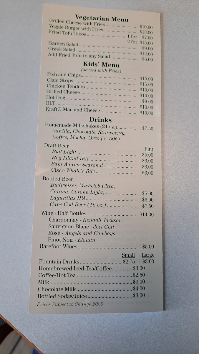 Menu - Cooke's Seafood photo 2