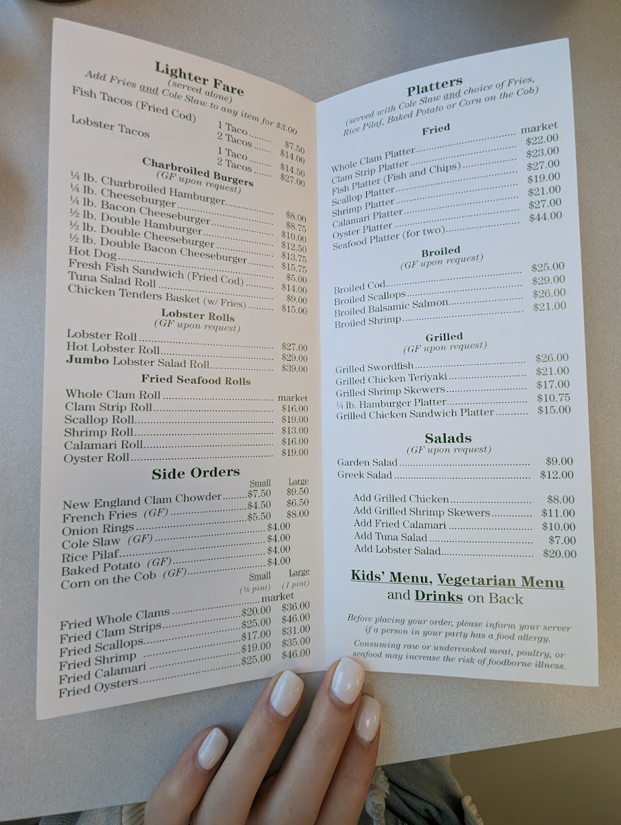 Menu - Cooke's Seafood photo 3